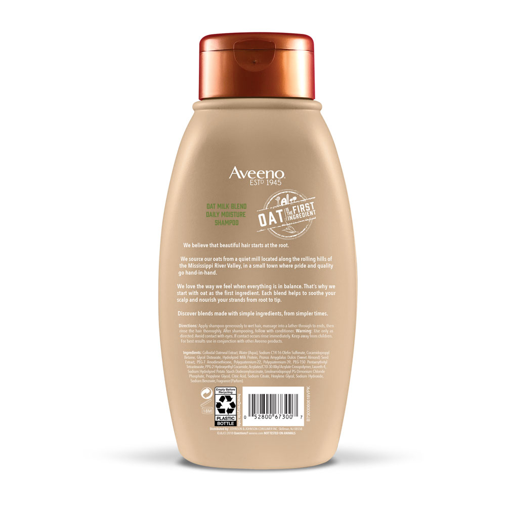 Moisturizing Shampoo With Oat Milk For All Hair Types | AVEENO®