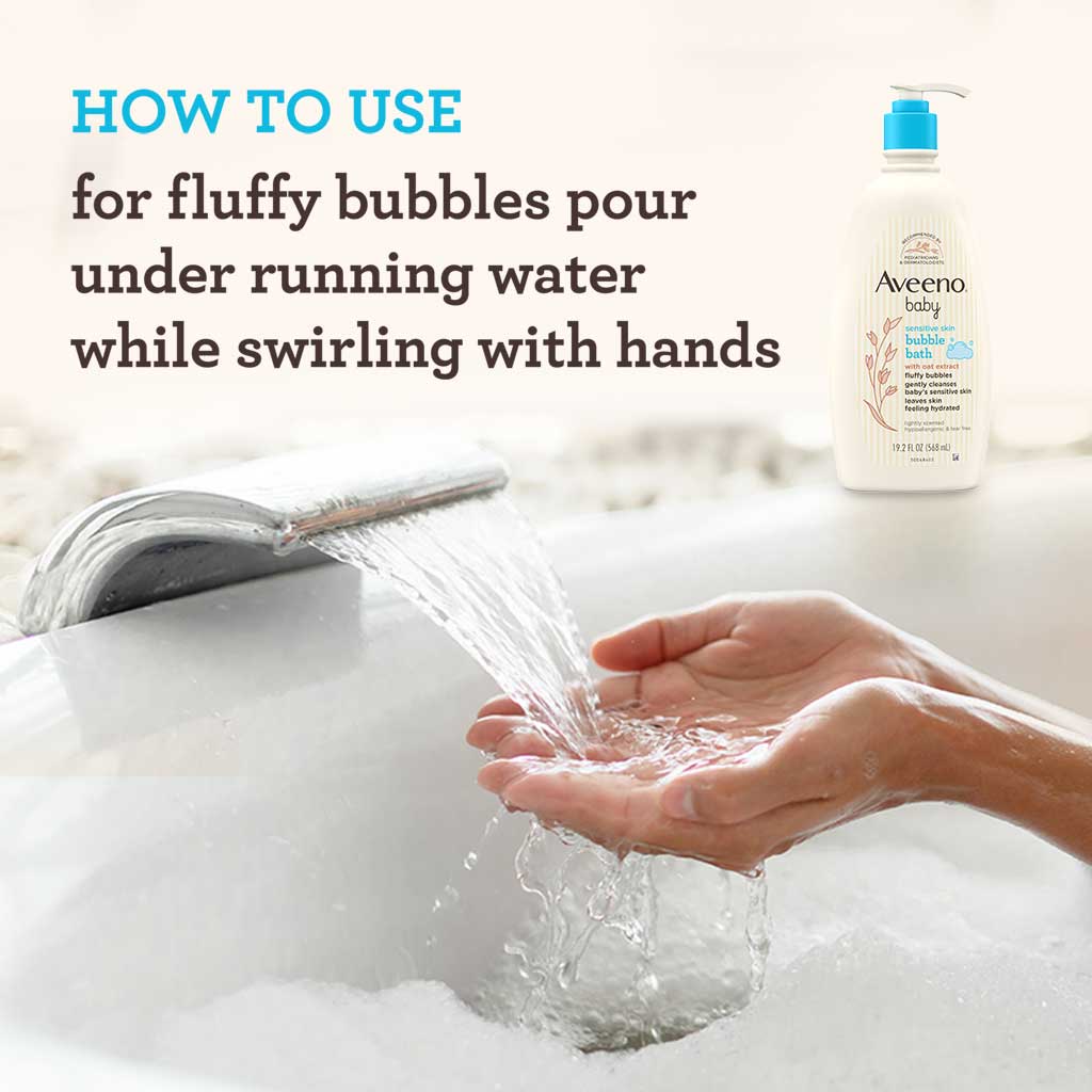 baby bubble bath travel size