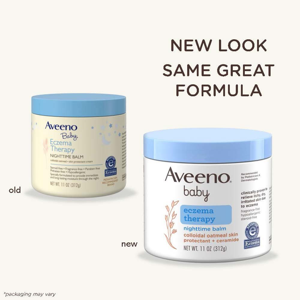 Aveeno Eczema Therapy Nighttime Itch Relief Balm Fragrance-Free
