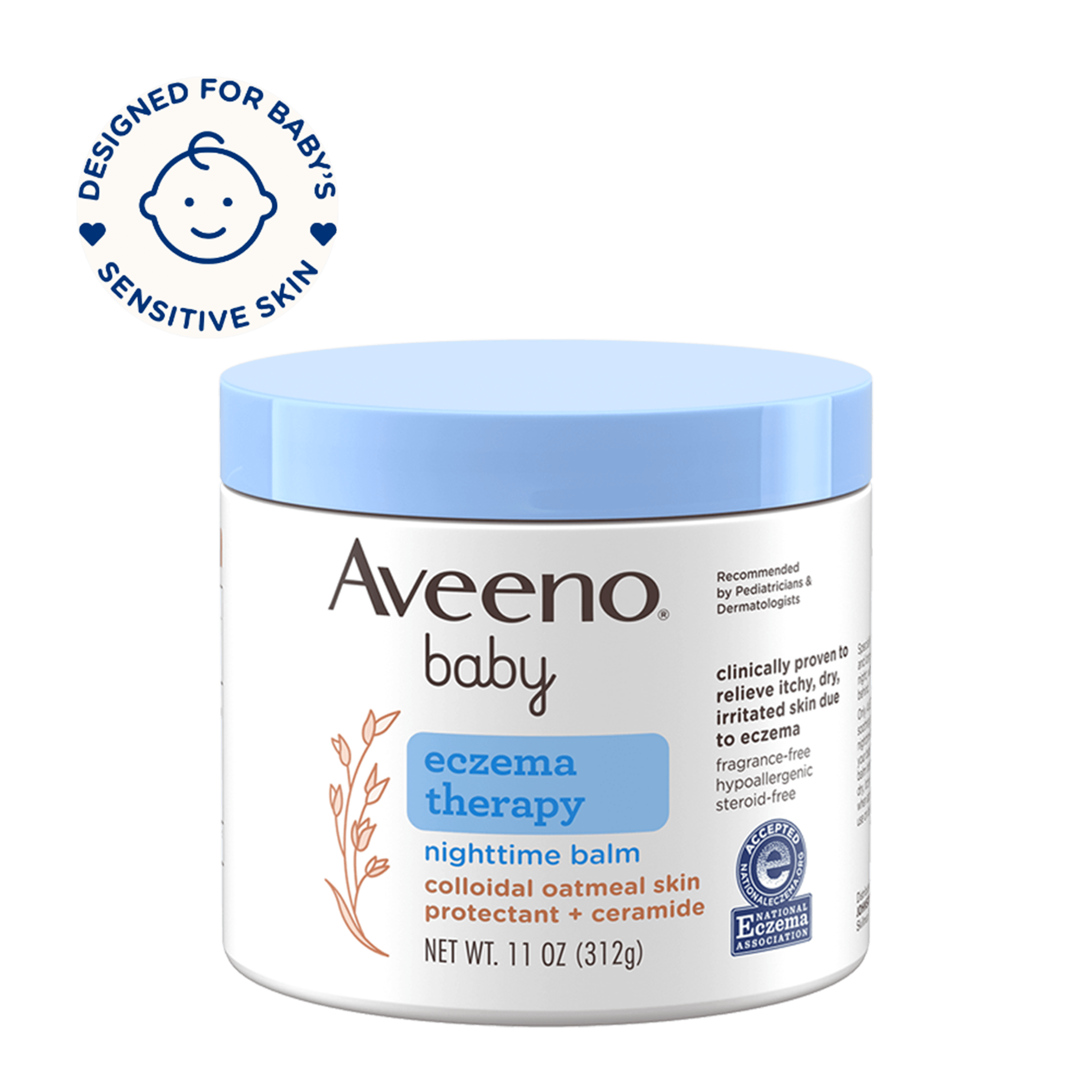Baby Eczema Therapy Nighttime Balm with Colloidal oat