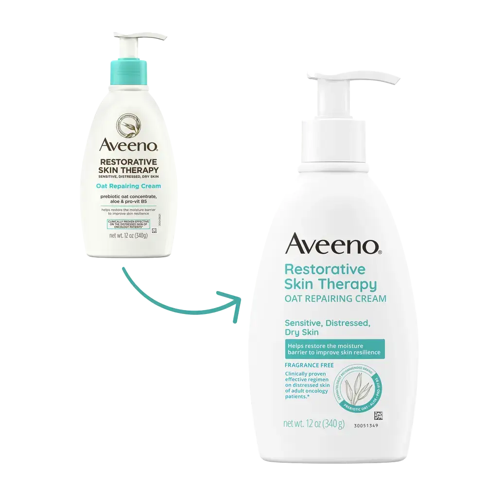 Restorative Skin Therapy Oat Body Cream For Sensitive Skin | AVEENO®