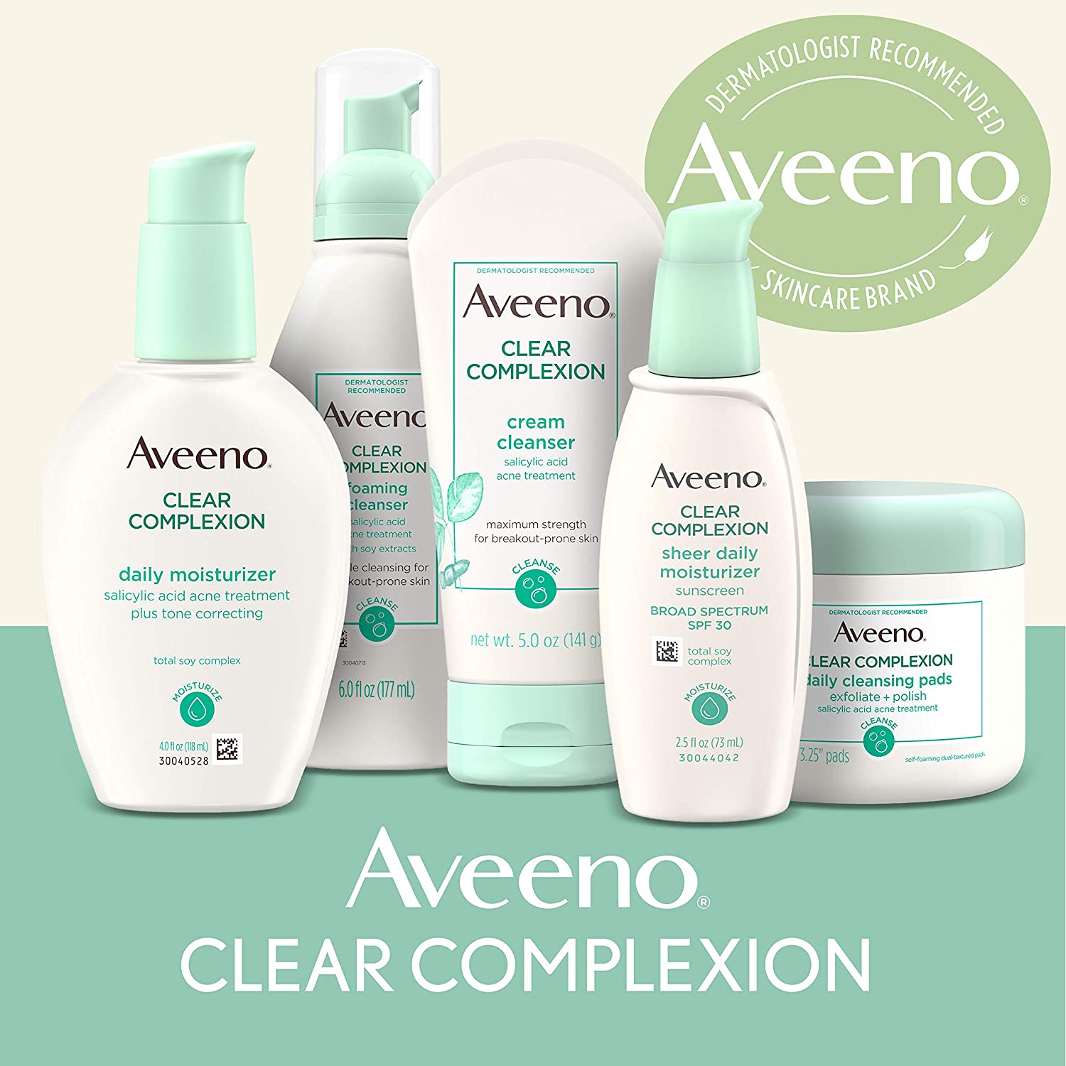 Clear Complexion Daily Cleansing Exfoliating Pads For Acne | AVEENO®