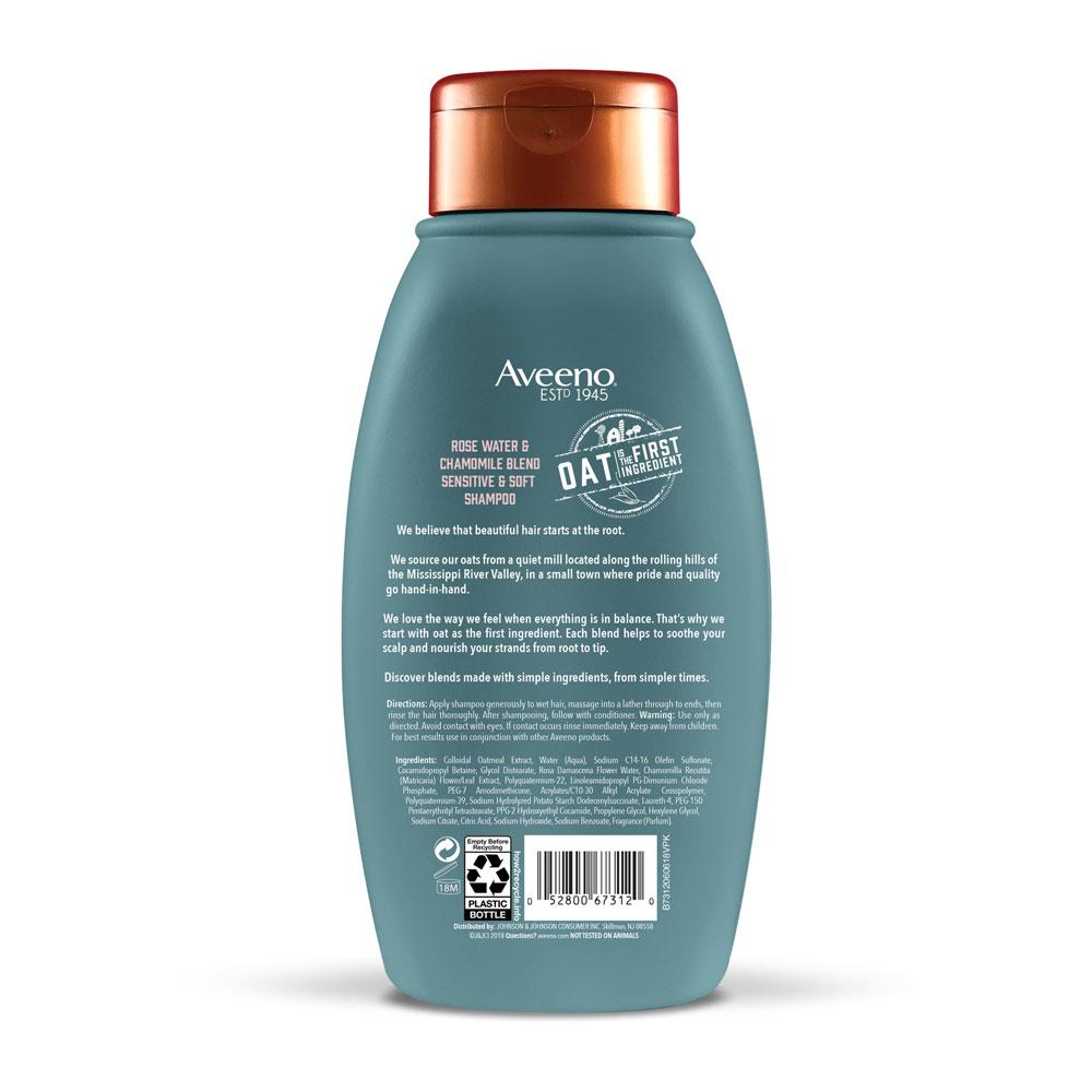 AVEENO® Rose Water and Chamomile Blend Shampoo