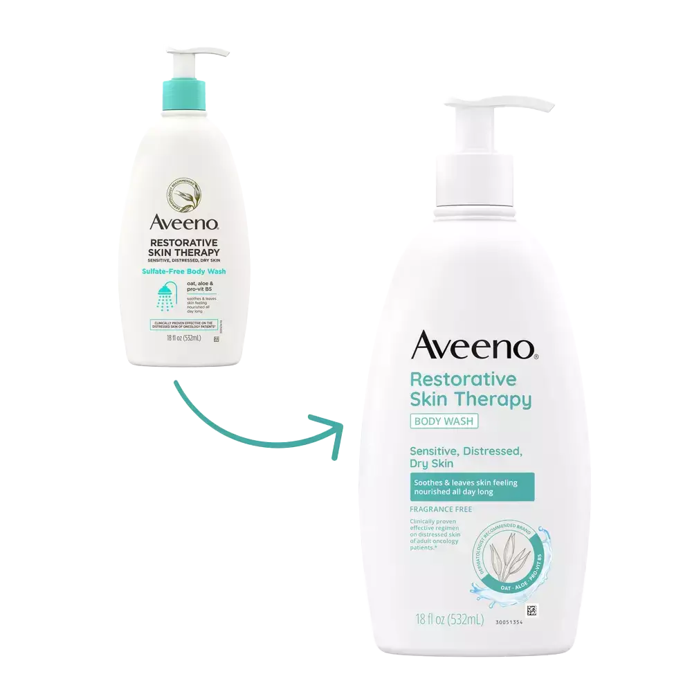 Aveeno Restorative Skin Therapy Sulfate-Free Body Wash Transition