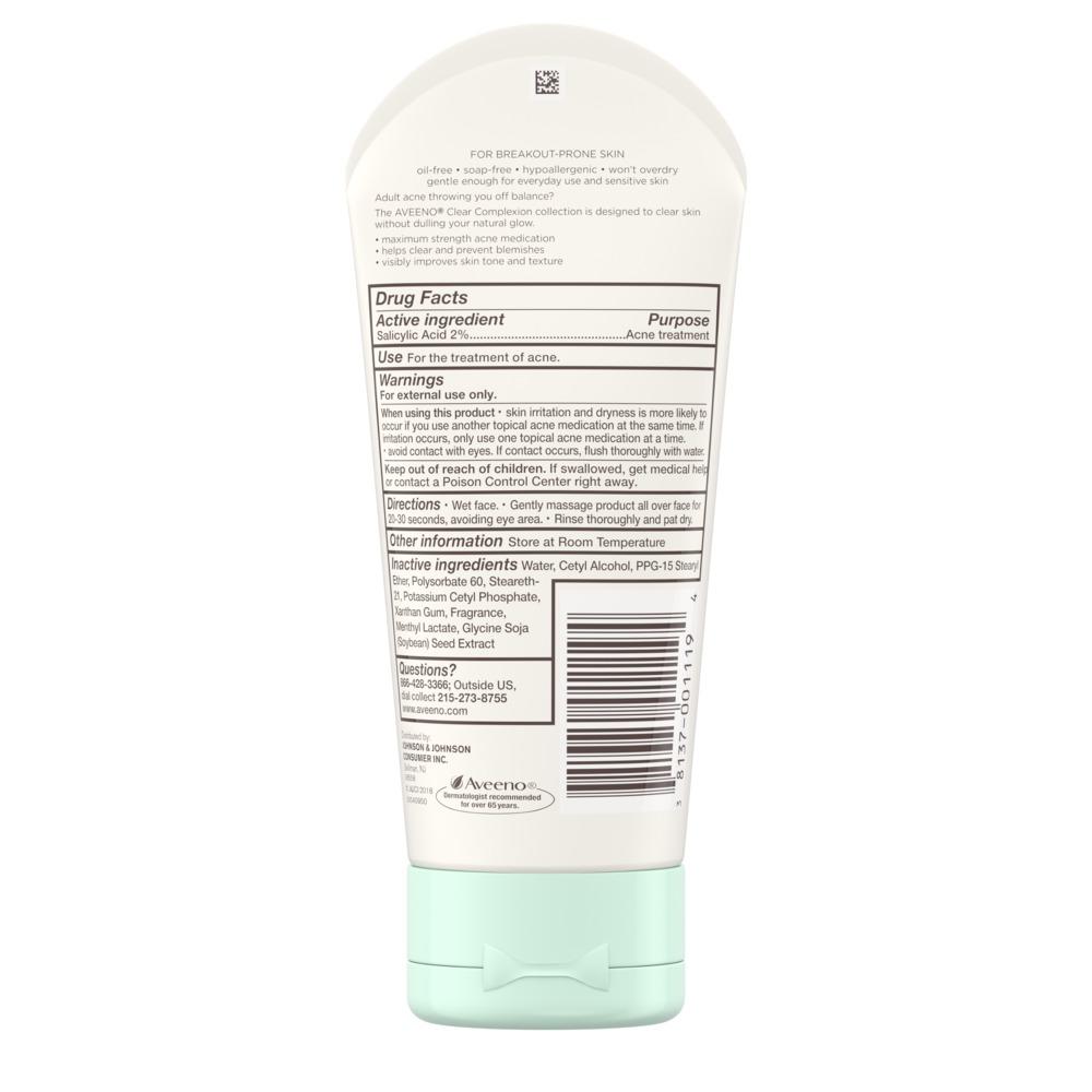AVEENO® CLEAR COMPLEXION Cream Cleanser