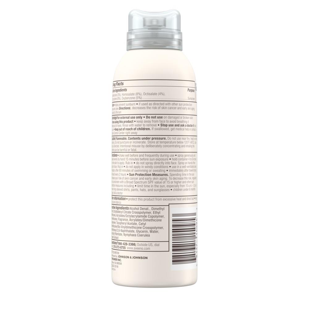 AVEENO® HYDROSPORT® Wet Skin Spray Sunscreen with Broad Spectrum SPF 30