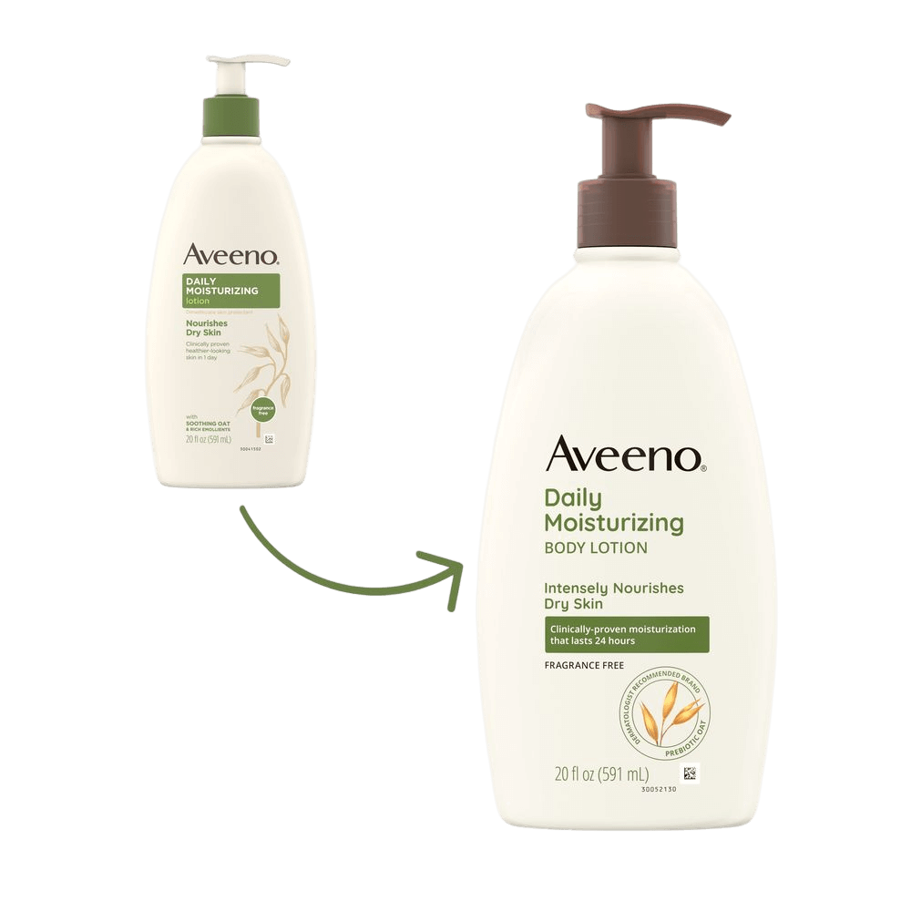 Aveeno Daily Moisturizing Body Lotion with Soothing Oat Transition