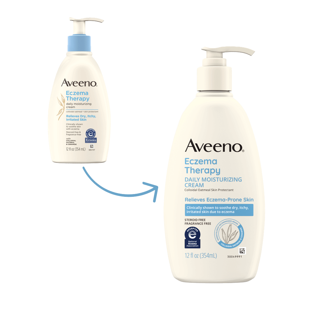 Aveeno Eczema Therapy Soothing Cream, Steroid-Free Transition