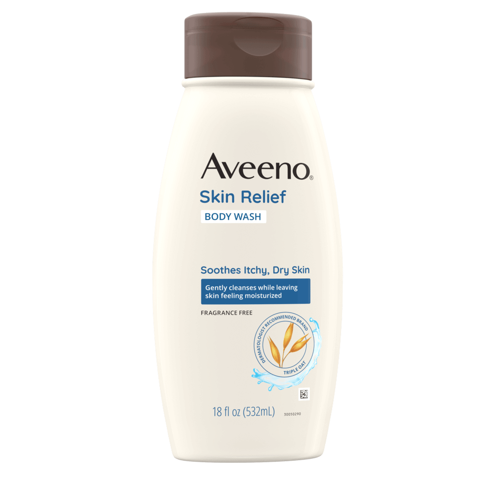 Aveeno Skin Relief Unscented Body Wash for Sensitive Skin Front