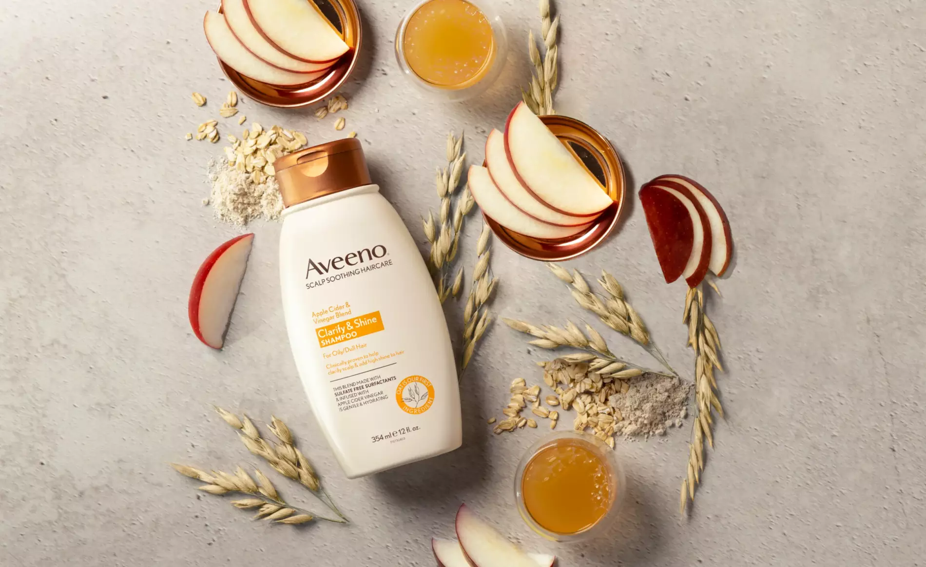 One bottle of the wide variety of Aveeno® shampoos to effectively cleanse hair and target scalp and hair concerns	