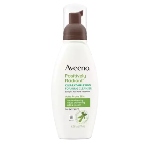 Aveeno Clear Complexion Foaming Facial Cleanser Oil-Free Front