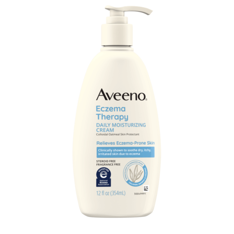 Aveeno Eczema Therapy Soothing Cream, Steroid-Free Front