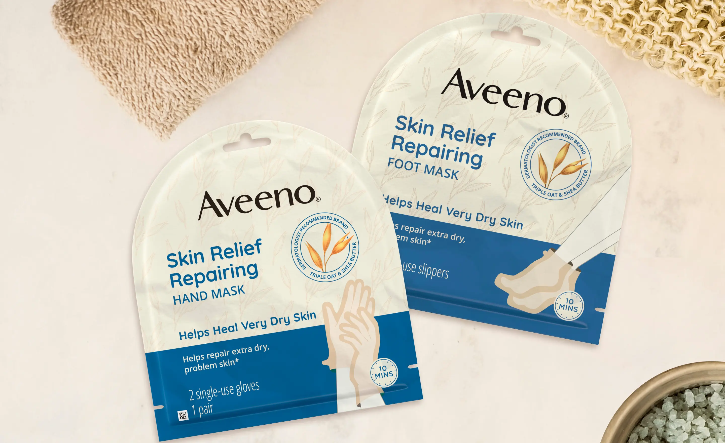 Aveeno Skin Relief Repairing Masks to Relieve Stress